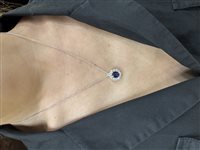 Halskette Crivelli Dame in Weißgold Zaffiro 1.67 Ct 326-CD-1000 - 326-CD-1000